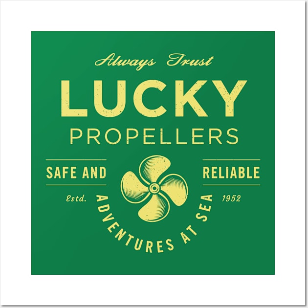 Lucky Propellers Wall Art by visualcraftsman